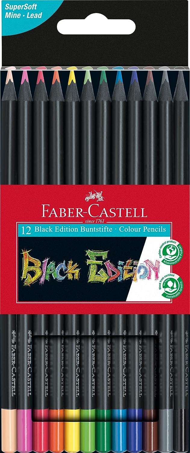 FABER CASTELL 12 COL PENCILS (116412)